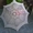 кружевной белый зонт #186905