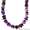 Фиолетовое ожерелье из аметиста