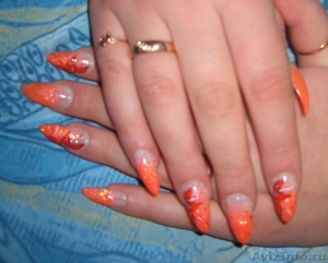 Красивые Нарощенные ногти, 600 руб!! - Изображение #1, Объявление #111366