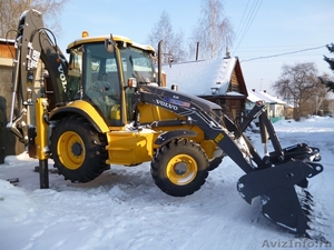 Вывоз снега,услуги современного экскаватора-погрузчика Volvo,Камазов. - Изображение #1, Объявление #514531