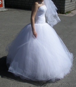 Продам шикарное белое платье - Изображение #5, Объявление #548521