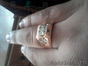 продам мужское золотое кольцо с брильянтами - Изображение #1, Объявление #568952