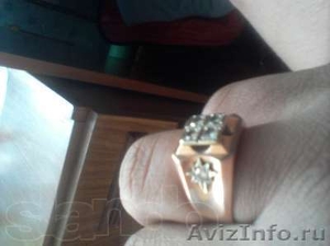 продам мужское золотое кольцо с брильянтами - Изображение #2, Объявление #568952