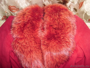 Продам пальто женское 46-48 красное б/у  - Изображение #2, Объявление #620448