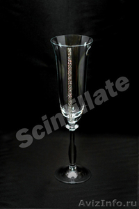 Свадебные бокалы с кристаллами сваровски - Изображение #1, Объявление #737224