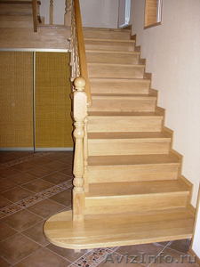 Лестницы из дерева для коттеджей, домов Новосибирск. - Изображение #3, Объявление #867690