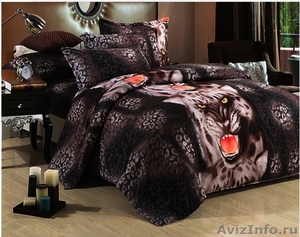 Яркое, качественное постельное белье 3D (сатин) с животными - Изображение #1, Объявление #962866
