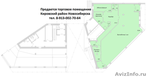 Продажа коммерческой недвижимости купить помещение под магазин в Новосибирске - Изображение #2, Объявление #1230294