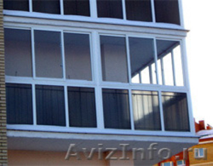 Остекление балконов лоджий цена бердск искитим новосибирск - Изображение #1, Объявление #1272002