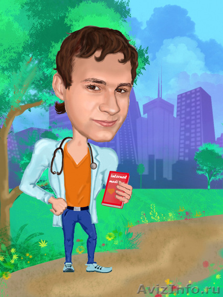 Шаржи по фото на компьютере!Новосибирск - Изображение #2, Объявление #946080